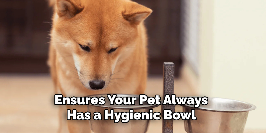 Ensures Your Pet Always Has a Hygienic Bowl 