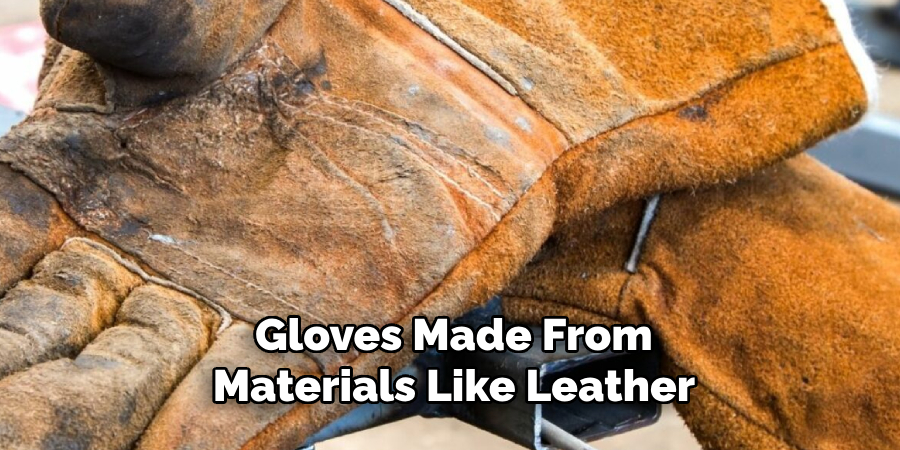 Gloves Made From Materials Like Leather