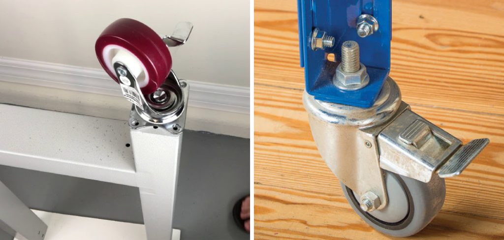 How to Attach Casters to Metal Legs