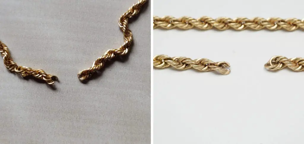 How to Fix a Broken Gold Chain