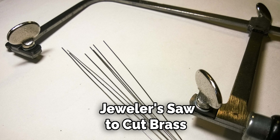 Jeweler's Saw to Cut Brass 