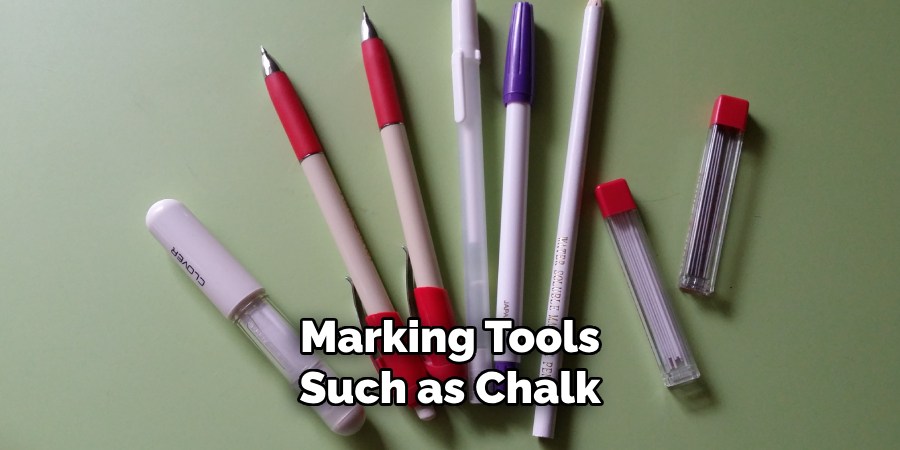 Marking Tools Such as Chalk 