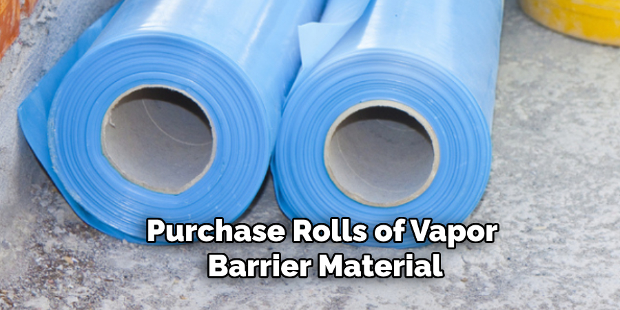 Purchase Rolls of Vapor Barrier Material