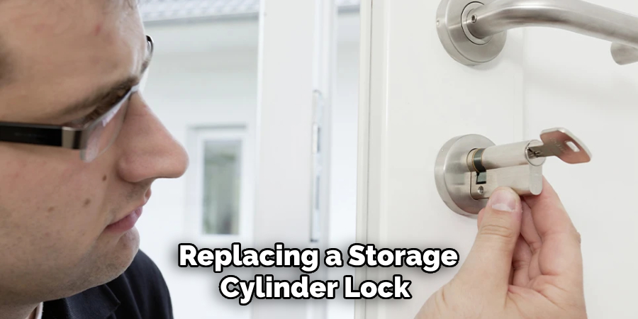  Replacing a Storage Cylinder Lock