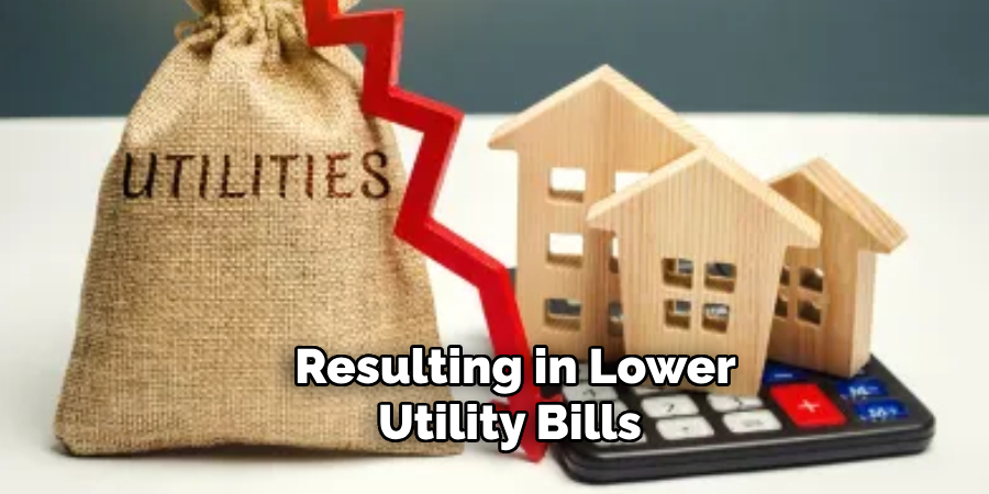 Resulting in Lower Utility Bills 