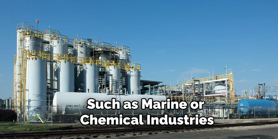 Such as Marine or Chemical Industries