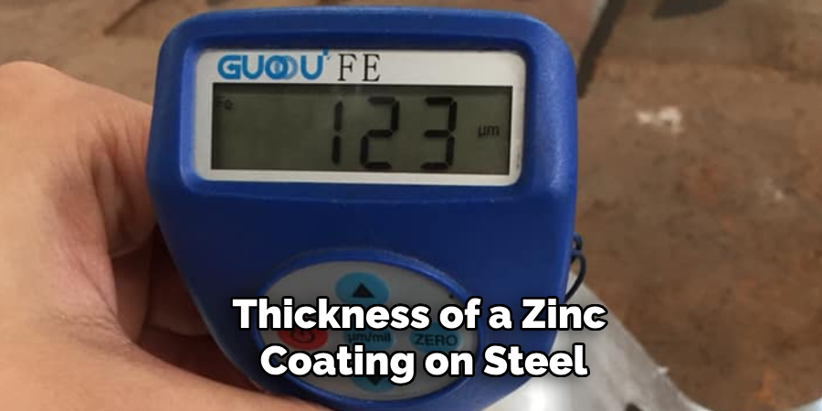 Thickness of a Zinc Coating on Steel