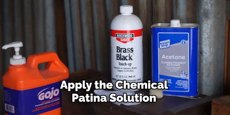 Apply the Chemical Patina Solution 