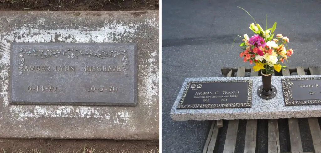 How to Clean Bronze Headstone