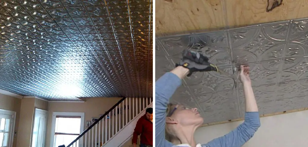 How to Install Tin Ceiling Tiles