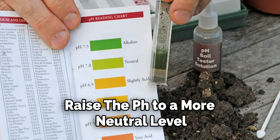 Raise the Ph to a More Neutral Level