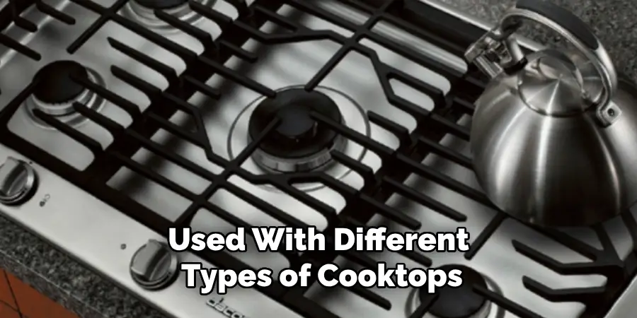 Used With Different Types of Cooktops