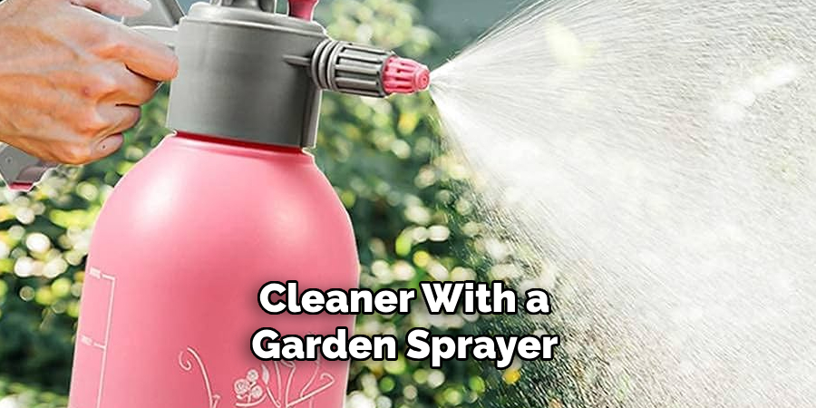 Cleaner With a Garden Sprayer 