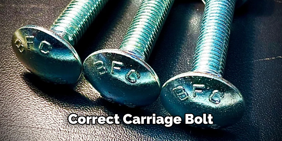 Correct Carriage Bolt 