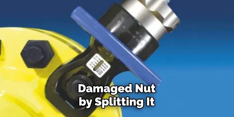 Damaged Nut by Splitting It