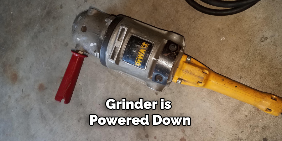 Grinder is Powered Down