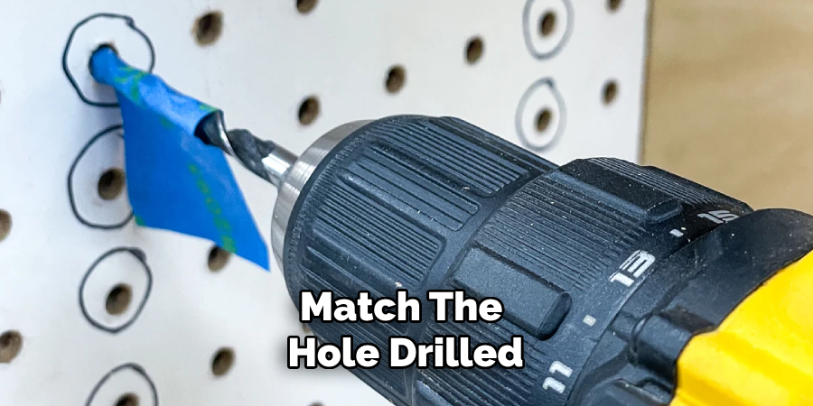 Match the Hole Drilled