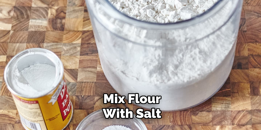 Mix Flour With Salt 