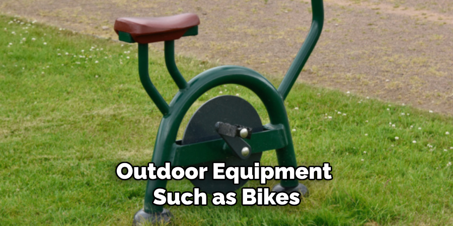 Outdoor Equipment Such as Bikes