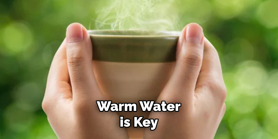 Warm Water is Key