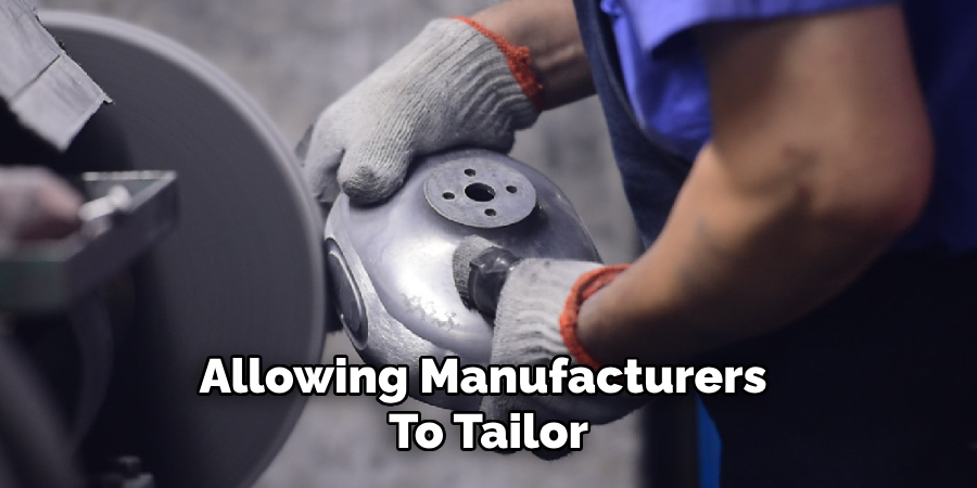 Allowing Manufacturers 
To Tailor  