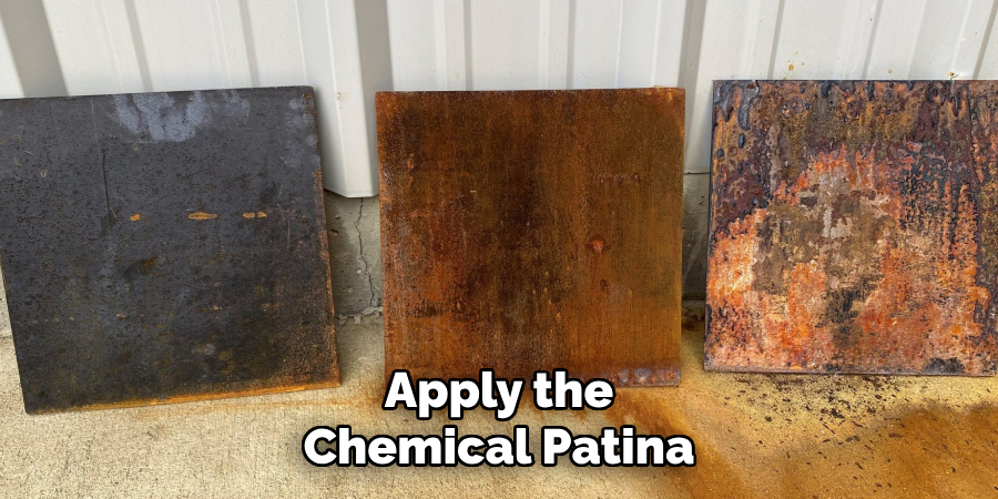 Apply the Chemical Patina