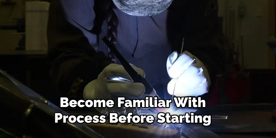 Become Familiar With
Process Before Starting