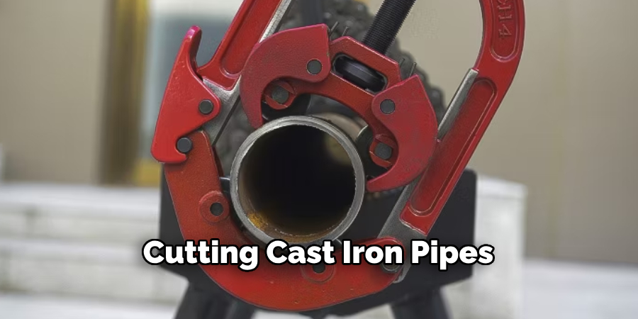 Cutting Cast Iron Pipes