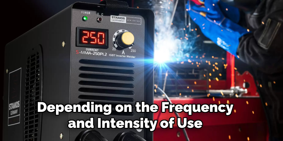 Depending on the Frequency and Intensity of Use
