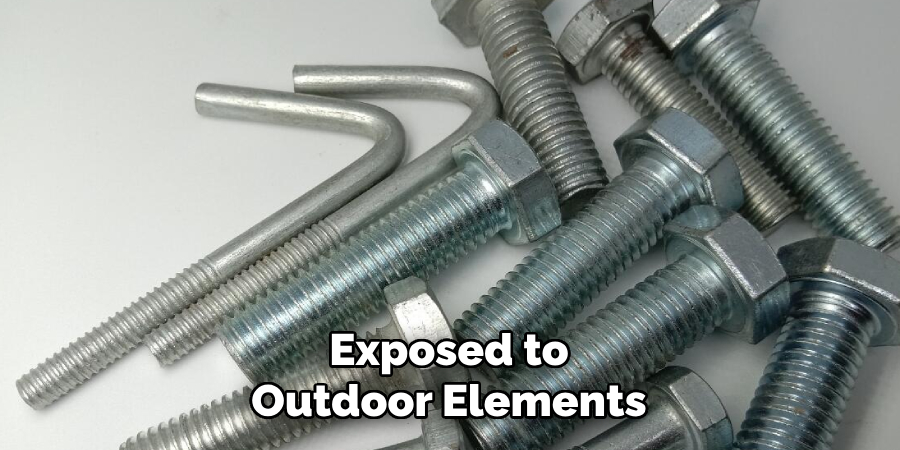 Exposed to
Outdoor Elements