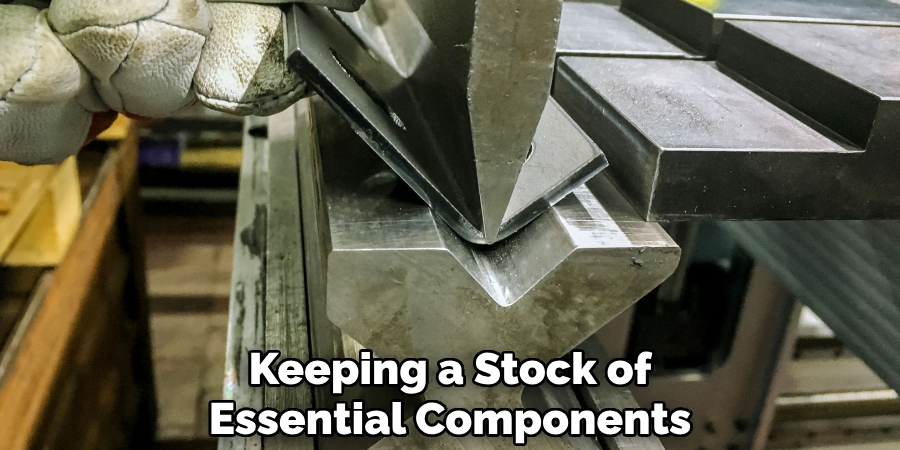 Keeping a stock of essential components