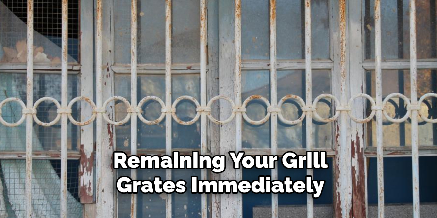 Remaining Your Grill
Grates Immediately