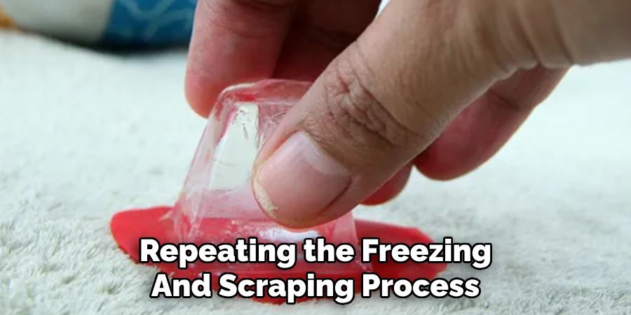 Repeating the Freezing
And Scraping Process