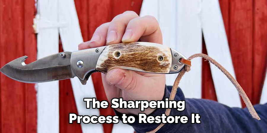 The Sharpening Process to Restore It