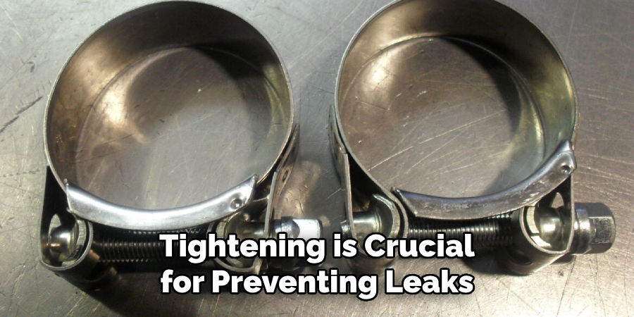 Tightening is Crucial for Preventing Leaks