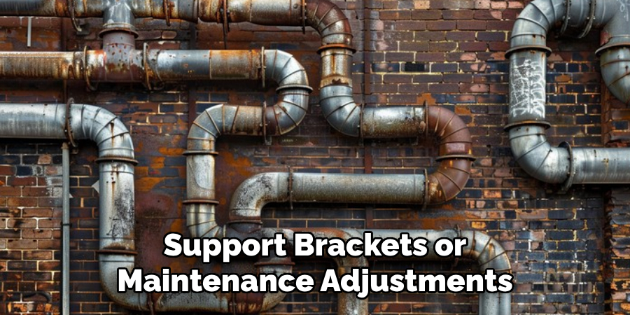 Support Brackets or Maintenance Adjustments