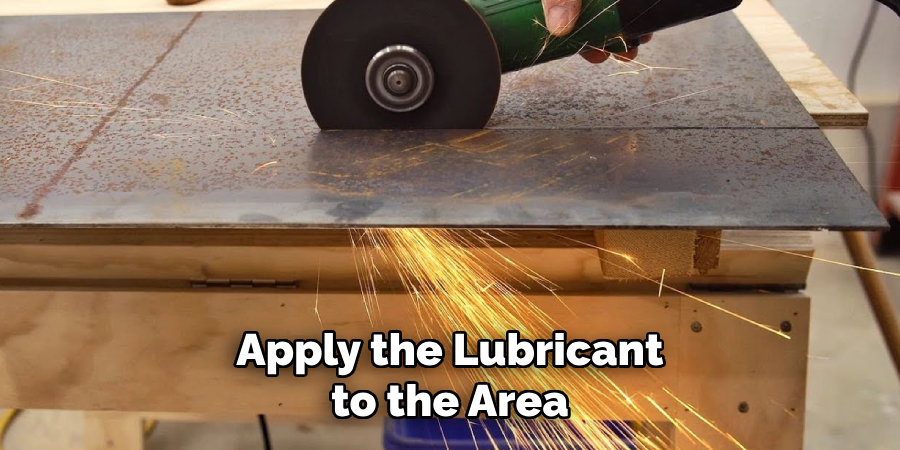 Apply the Lubricant to the Area