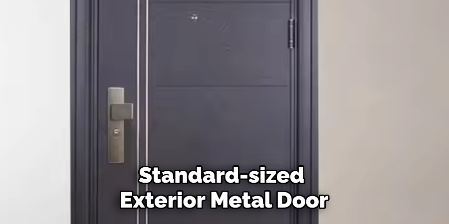 Standard-sized 
Exterior Metal Door