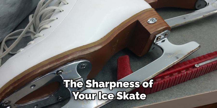 The Sharpness of
 Your Ice Skate