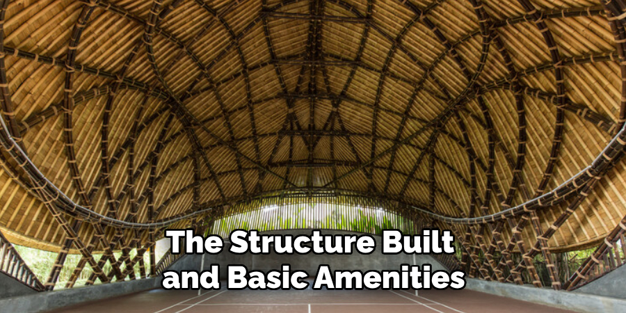 The Structure Built
and Basic Amenities