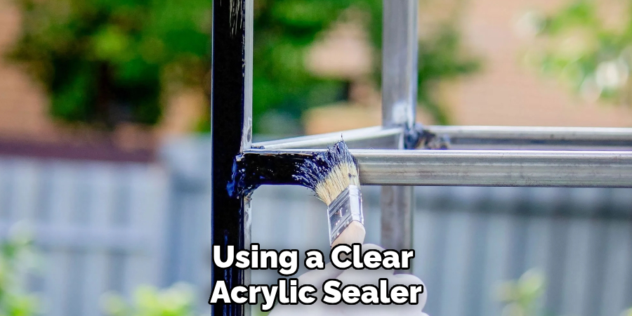 Using a Clear 
Acrylic Sealer