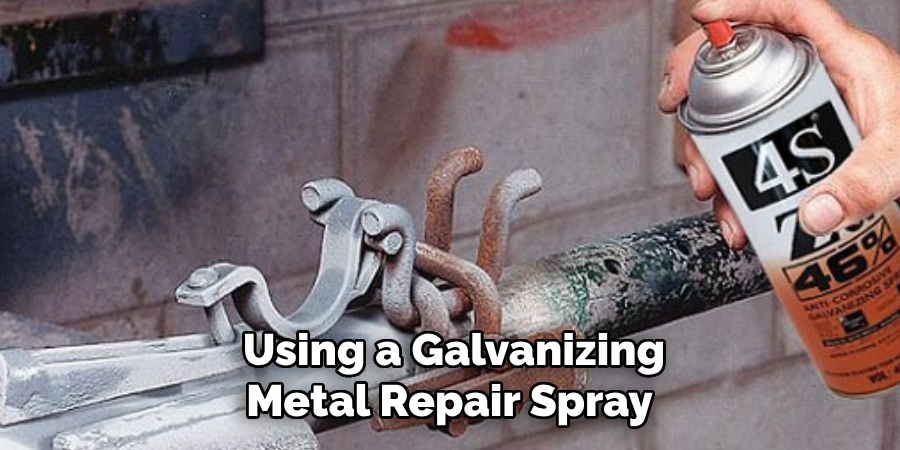 Using a Galvanizing Metal Repair Spray 