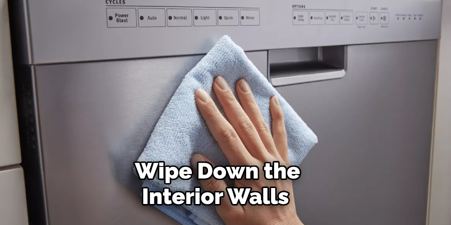 Wipe Down the Interior Walls