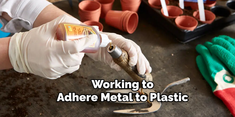 Working to Adhere Metal to Plastic