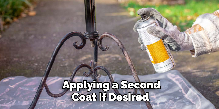  Applying a Second Coat if Desired