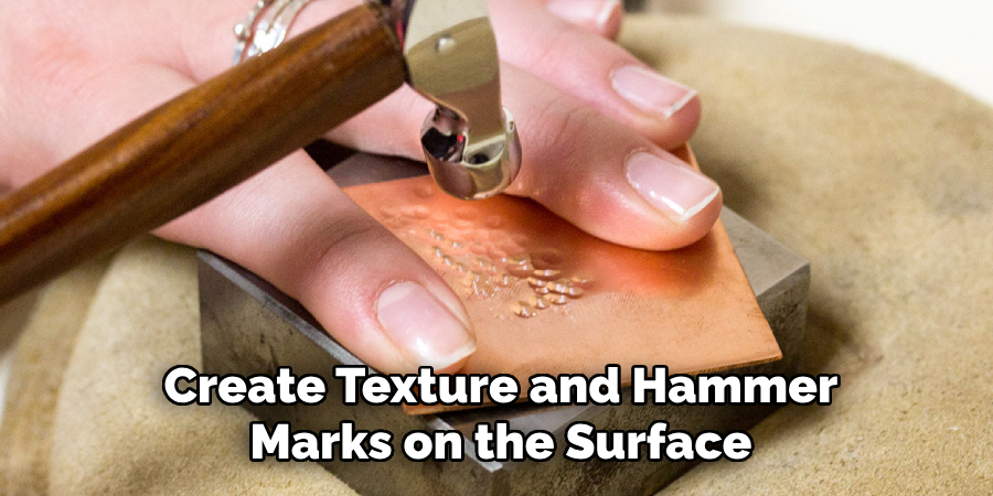 Create Texture and Hammer Marks on the Surface