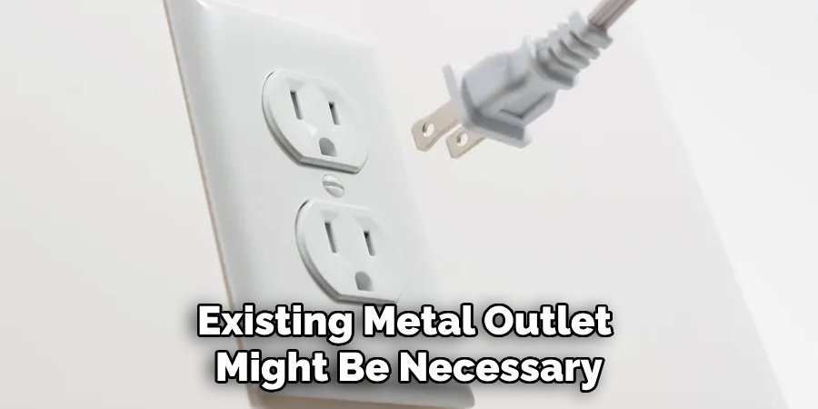 Existing Metal Outlet
Might Be Necessary
