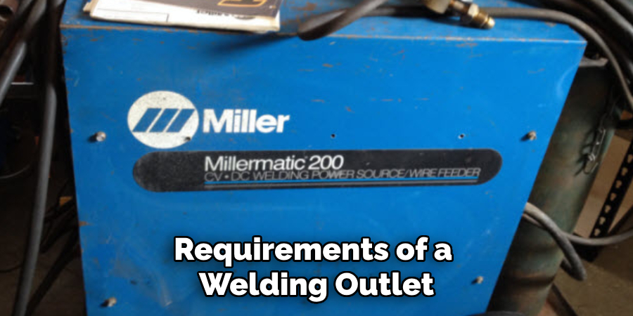 Requirements of a 
Welding Outlet