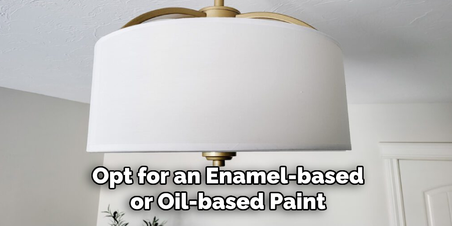 Opt for an Enamel-based or Oil-based Paint