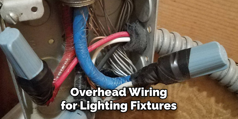 Overhead Wiring for Lighting Fixtures